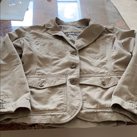 Casual blazer - tan- rarely used. - Picture 1 of 2